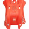 HUSQVARNA TC 125/150 PLASTIC SKID PLATE R-TECH PLASTIC ENGINE COVER RED 21-22