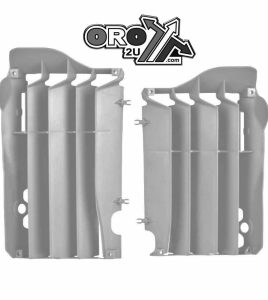 HONDA CRF250/450 RADIATOR LOUVERS POLISPORT 17-18 white