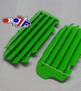 KAWASAKI KX-F 250 RADIATOR LOUVERS POLISPORT 13-16 green