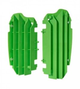 KAWASAKI KX-F 250 RADIATOR LOUVERS POLISPORT 17-18 green