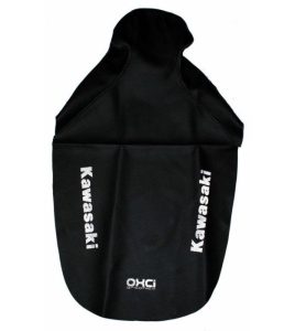 KLR650 BLACK SEAT COVER BLACK, GRIP KAWASAKI