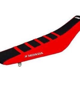 17-20 CRF450R ZEBRA BLK/RED, BLACKBIRD SEAT COVER