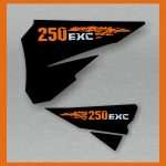 KTM 250 EXC 2004 - 2007 AIRBOX DECALS, STICKERS,GRAPHICS