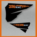 KTM 300 EXC 2004 - 2007 AIRBOX DECALS, STICKERS,GRAPHICS