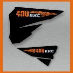 KTM 400 EXC 2004 - 2007 AIRBOX DECALS, STICKERS,GRAPHICS